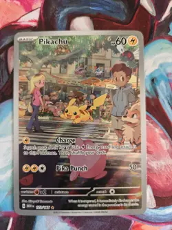 Pokemon Card - Pikachu 173/165 Illustration Rare - S&V 151 English {696} - Image 2