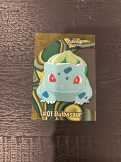 Pokemon Card: 2000 Topps #1 Bulbasaur PC2 Clear Card - Image 1