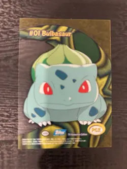 Pokemon Card: 2000 Topps #1 Bulbasaur PC2 Clear Card - Image 4