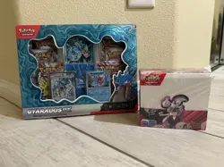 Pokemon Destined Rivals Box & Gyarados ex Premium Collection - Image 1