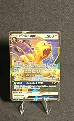 Persian GX 149/214 Unbroken Bonds Ultra Rare Pokemon TCG NM - Image 1