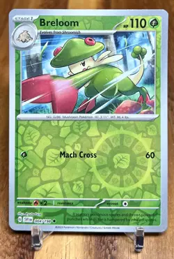 Breloom 004/198 SV1 Scarlet & Violet Base Reverse Holo Pokemon Card NM - Image 1