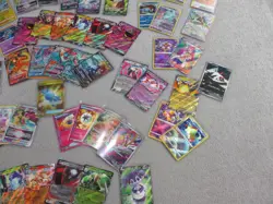 Pokemon TCG Card Lot of 80 Cards Full Arts V VMAX EX Radiant Rare Foil Holo - Image 5