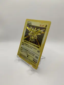 Pokemon TCG Zapdos Base Set 16/102 Holo Unlimited Holo Rare Shadowless - Image 2