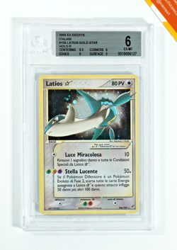 Pokemon BGS 6 Latios Gold Star #106 Holo Ex Deoxys 2005 Italiano - Image 1