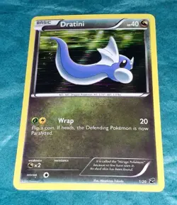 Dratini 1/20 Holo Rare Holo Pokemon NM Dragon Vault 2012 - Image 1