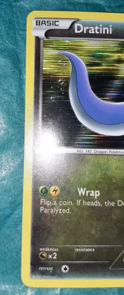 Dratini 1/20 Holo Rare Holo Pokemon NM Dragon Vault 2012 - Image 3
