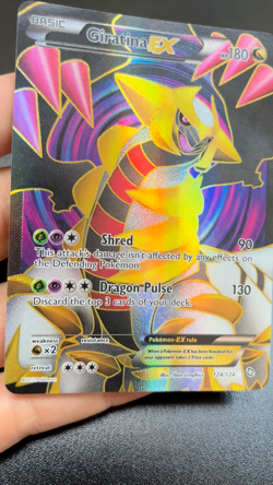Giratina EX 124/124 Dragons Exalted Ultra Rare Full Art Holo Pokemon TCG - Image 2