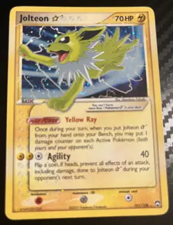 Jolteon Gold Star EX Power Keepers 101/108 Pokemon TCG Vintage Gold Star - Image 1