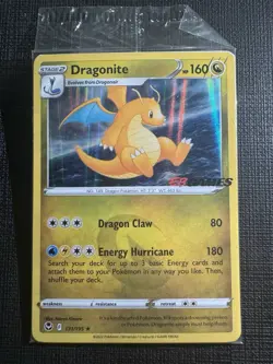 Pokemon Silver Tempest Dragonite EB Games Stamped Sealed Promo 131/195 Exclusive - Image 1