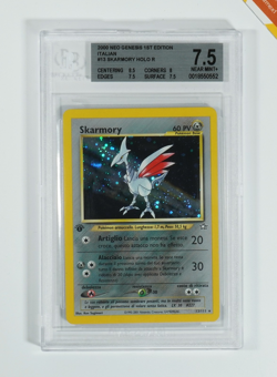 Pokemon BGS 7.5 Skarmory #13 Holo 1st Edition Neo Genesis 2000 Italiano - Image 1