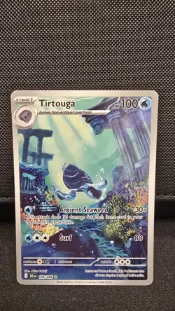 Tirtouga Illustration Rare - 106/086 - Pokemon Black Bolt - Near Mint - Image 1