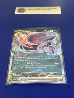 Gengar ex 104/162 Double Rare Holo - Sv06: Twilight Masquerade - Pokemon TCG - Image 1