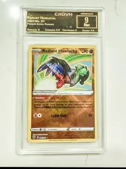 2022 Pokemon Sword&Shield Astral Radiance Radiant Hawlucha 081/189 NM - Image 1
