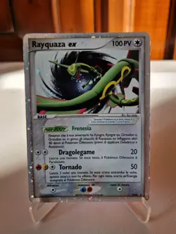 Pokemon carta promo Rayquaza EX 039 Wizards Black Star Promos Holo LP Italiano - Image 1