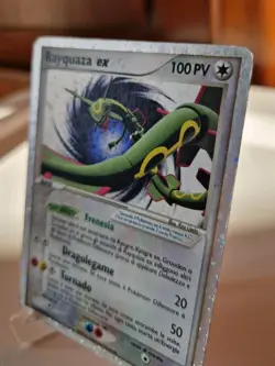 Pokemon carta promo Rayquaza EX 039 Wizards Black Star Promos Holo LP Italiano - Image 2