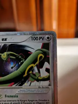 Pokemon carta promo Rayquaza EX 039 Wizards Black Star Promos Holo LP Italiano - Image 4