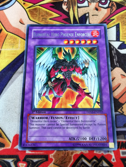 Elemental Hero Phoenix Enforcer dp05-en012 1st Edition (NM) Rare Yu-Gi-Oh! - Image 1