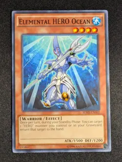 Yugioh - Elemental HERO Ocean SDHS-EN002 Unlimited Common NM - Image 1