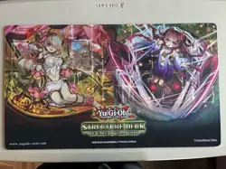 YUGIOH OFFICIAL STRUCTURE DECK BEWARE OF TRAPTRIX PLAYMAT - Image 1