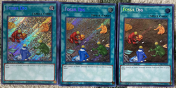 YuGiOh PLAYSET Fossil Dig SGX4-ENC14 Secret 1st Ed US IMPORT - Image 1
