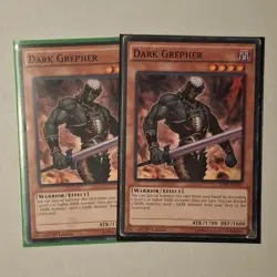 Yugioh Dark Grepher (x2) 1st Edition SDPD - Image 1