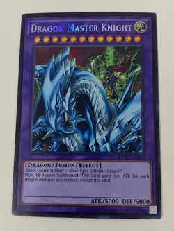 Yugioh Dragon Master Knight Blue Eyes Ultimate Black Luster Soldier Free Holo A - Image 2