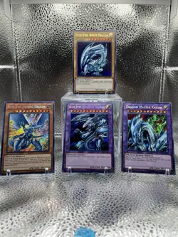 Yu-Gi-Oh! Blue-Eyes Lot LCKC-EN001, EN008, EN057, EN065 1st Edition NM + - Image 1