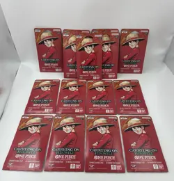 15x One Piece TCG Carrying On His Will OP-13 Blister Packs ENGLISH ✅ FREE SHIP ✅ - Image 1