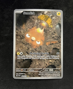 Stunfisk 202/191 Scarlet & Violet Surging Sparks Pokemon Card NM Pack Fresh - Image 1