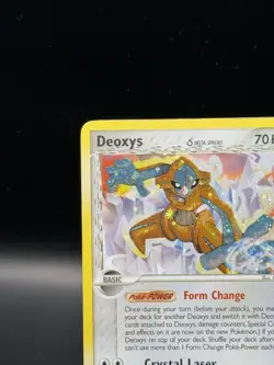 Pokemon Deoxys Holo Rare Card 2/17 Delta Species, Pop Series 4 Body Swirl - Image 3