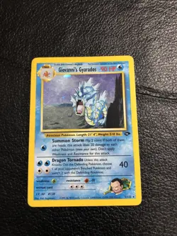 B6 Giovanni's Gyarados 5/132 Gym Challenge Holo Pokemon Card - Image 1