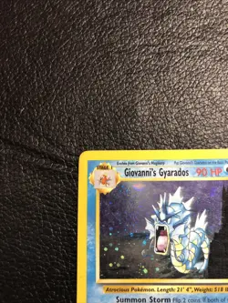 B6 Giovanni's Gyarados 5/132 Gym Challenge Holo Pokemon Card - Image 2