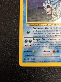 B6 Giovanni's Gyarados 5/132 Gym Challenge Holo Pokemon Card - Image 5