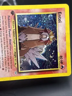 Holo Rare Entei from the Neo Revelation 6/64 Pokemon Card - Image 3