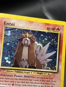 Holo Rare Entei from the Neo Revelation 6/64 Pokemon Card - Image 4