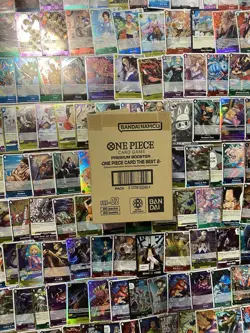 800+ One Piece Card Lot With Box! Rares, Promo Cards, Foil, Holo, SR, Dom, L - Image 1