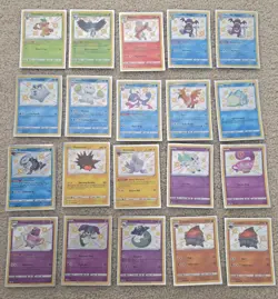 Pokemon TCG Paldaean and Shining Fates 54 shiny cards including Vmax, V, and Ex - Image 2
