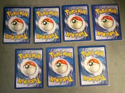 Vintage Pokemon Card Lot Of 7 Cards - All Pikachu Cards Only - NM To HP - Image 2