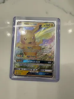 Pokemon TCG Eevee GX & Pikachu GX Promo Holo Card Lot - 2 Cards - Image 5