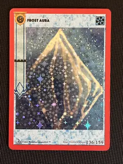 MetaZoo FROST AURA Full Holo Cryptid Nation 2nd Edition Card 136/159 NM - Image 1