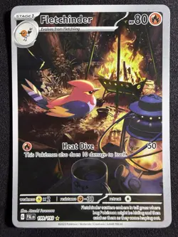 Fletchinder 199/193 Sv02 Paldea Evolved Illustration Rare Pokemon TCG Card - Image 1
