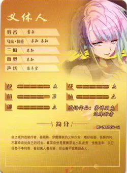LUCY CYBERPUNK SSR NS-2M12SER-12 Goddess Story Anime Card - Image 2