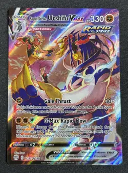 Rapid Strike Urshifu VMAX TG21/TG30 Brilliant Stars Ultra Rare Pokemon Card NM - Image 1