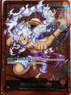 Monkey.D.Luffy Learn Together Deck Set ST21-001 One Piece TCG Card Near Mint - Image 1