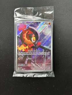 Charcadet 22 Black Star Promo Phantasmal Flames Sealed Promo Pokemon Card MINT - Image 1