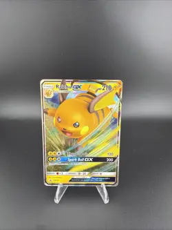 Pokemon TCG Raichu GX SM213 Holo Black Star Promo Card NM/M Condition - Image 1
