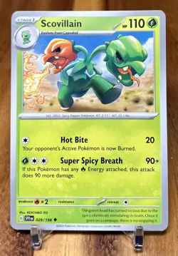 Scovillain 029/198 SV1 Scarlet & Violet Base Non Holo Pokemon Card NM - Image 1