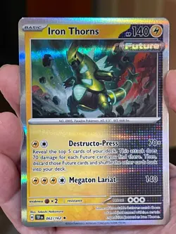 POKEMON IRON TREADS 118/162 RARE REVERSE HOLOFOIL TEMPORAL FORCES NM CARD - Image 1