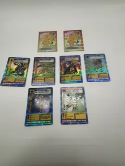 RESALE LOT 🔥 Digimon Game (8 Total Cards) FOILS & Rares Uncommon - Clean Shape - Image 1